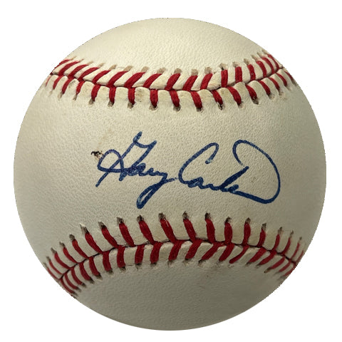 Gary Carter Autographed Baseball - Player's Closet Project