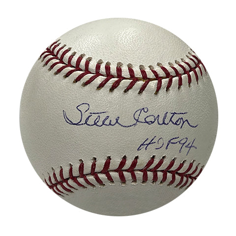 Steve Carlton "HOF 94" Autographed Baseball - Player's Closet Project