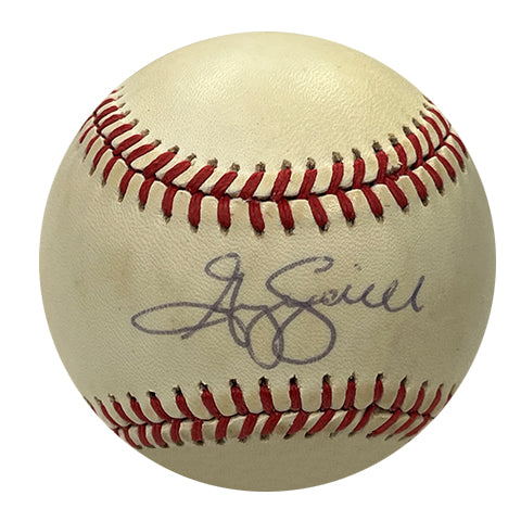 Greg Swindell Autographed Baseball - Player's Closet Project