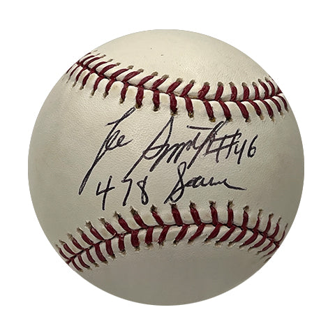 Lee Smith "478 Saves" Autographed Baseball - Player's Closet Project