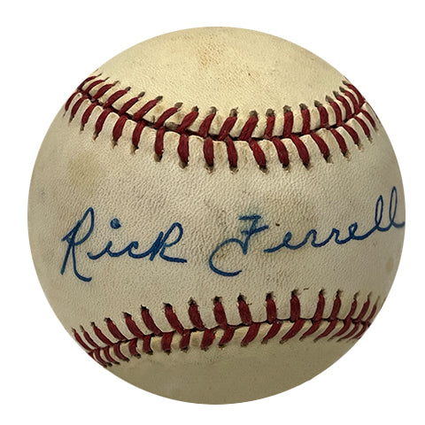 Rick Ferrell Autographed Baseball - Player's Closet Project