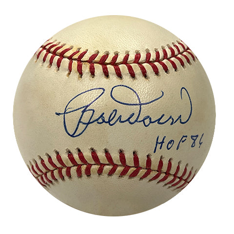 Bob Doerr "HOF 86" Autographed Baseball - Player's Closet Project