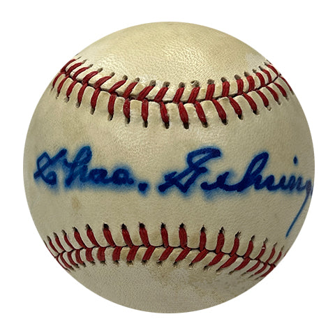 Charlie Gehringer Autographed Baseball - Player's Closet Project