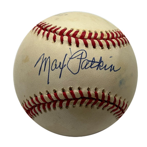 Max Patkin Autographed Baseball - Player's Closet Project