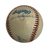 Bullet Bob Turley, Hank Bauer, and Moose Skowran Autographed Baseball