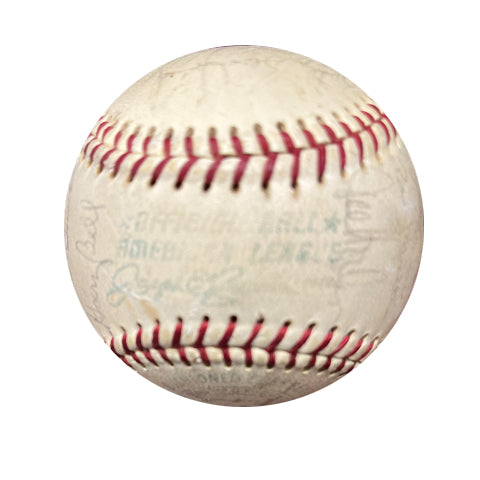 Autographed Baseball Badly Faded - Player's Closet Project
