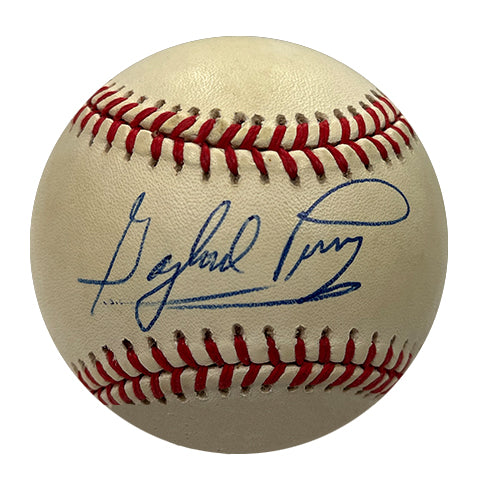 Gaylord Perry Autographed Baseball - Player's Closet Project