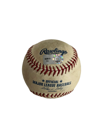 MLB Authenticated Game Used Baseball - Player's Closet Project