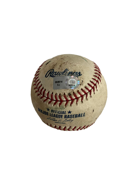 MLB Authenticated Game Used Baseball - Player's Closet Project
