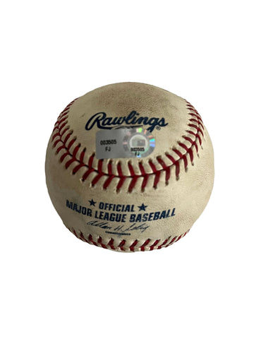 MLB Authenticated Game Used Baseball - Player's Closet Project