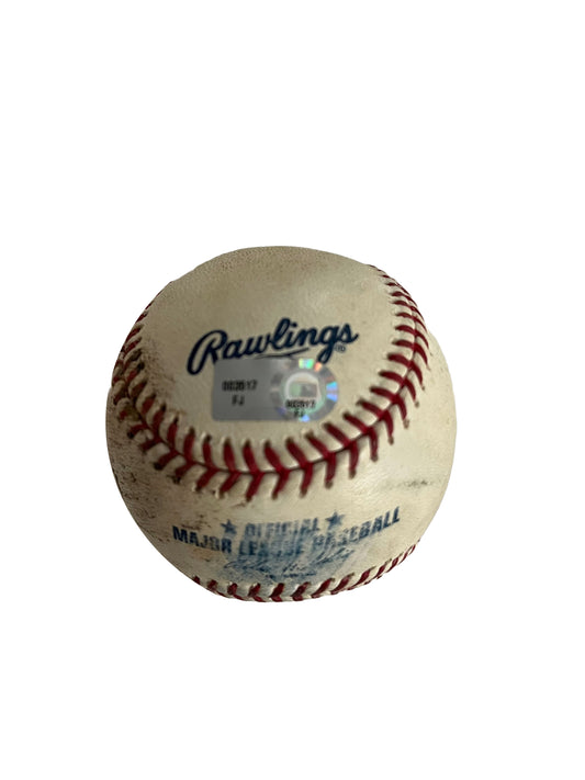 MLB Authenticated Game Used Baseball - Player's Closet Project