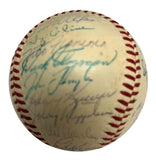 1960 Cleveland Indians Team Autographed Baseball - Player's Closet Project