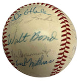 1960 Cleveland Indians Team Autographed Baseball - Player's Closet Project