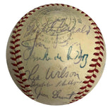 1960 Cleveland Indians Team Autographed Baseball - Player's Closet Project