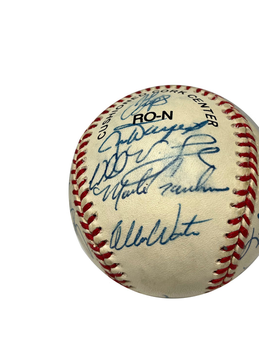 1996 San Francisco Giants Team Signed Baseball - Player's Closet Project