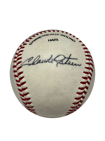 Claude Osteen Autographed Baseball - Player's Closet Project