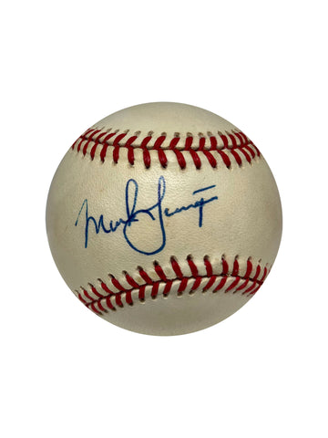 Mark Langston Autographed Baseball - Player's Closet Project