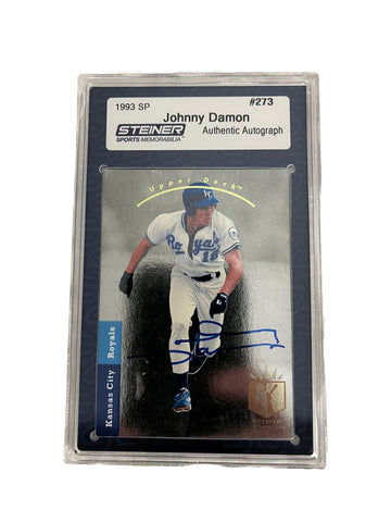 Johnny Damon 1993 SP Autographed Baseball Card - Player's Closet Project