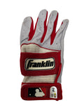 Ryan Howard Autographed Used Franklin Red/Gray Batting Glove - Player's Closet Project