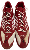 Ryan Howard Autographed Adidas Red/White Cleats - Player's Closet Project
