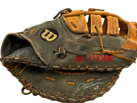 Jim Thome Autographed Fielding Glove - Game Used - Player's Closet Project