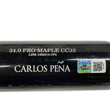 Carlos Pena Autographed Old Hickory Game Used Bat - Player's Closet Project