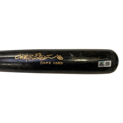 Carlos Pena Autographed Game Used Sam Bat Bat - Player's Closet Project