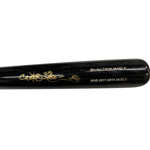 Carlos Pena Autographed Game Used Chandler Bat - Player's Closet Project