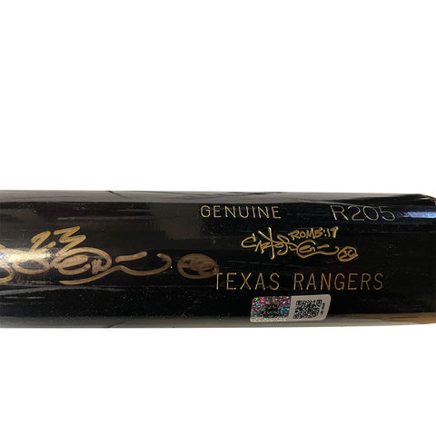 Carlos Pena Autographed Game Used Texas Rangers Bat - Player's Closet Project