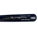 Carlos Pena Autographed Game Used Louisville Slugger Rays Custom Bat - Player's Closet Project