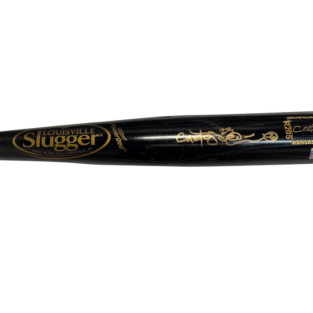 Carlos Pena Autographed Game Used Louisville Slugger Royals Bat - Player's Closet Project