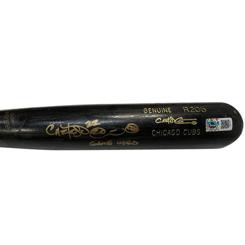 Carlos Pena Autographed Game Used Chicago Cubs Bat - Player's Closet Project