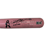 Carlos Pena Autographed Game Used Tampa Bay Rays Pink Bat - Player's Closet Project