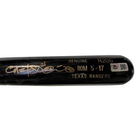 Carlos Pena Autographed Game Used Louisville Slugger Rangers Bat - Player's Closet Project