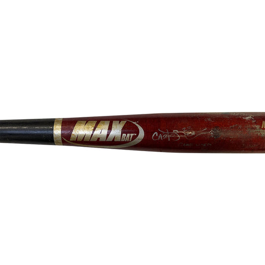 Carlos Pena Autographed Game Used Max Bat - Player's Closet Project