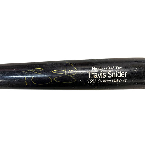 Travis Snider Autographed Game Used Bat - Player's Closet Project