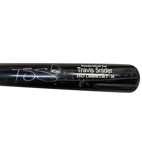 Travis Snider Autographed Game Used Bat - Player's Closet Project