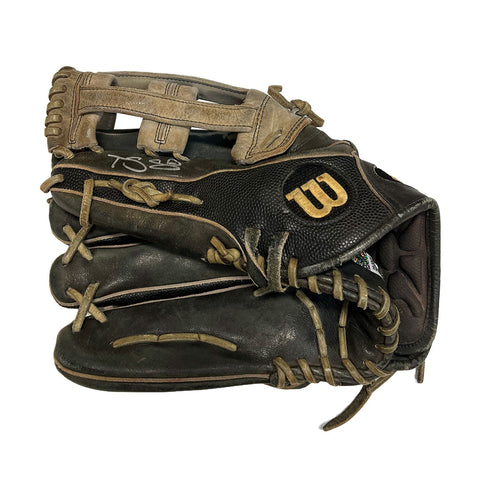 Travis Snider Autographed Game Used Glove - Player's Closet Project