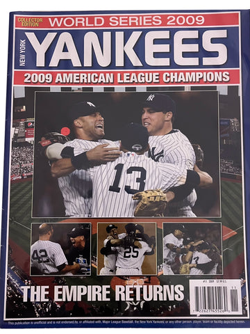 New York Yankees Magazine - 2009 American League Champions - Player's Closet Project