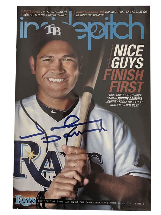 Johnny Damon Inside Pitch Magazine (Rays) - Player's Closet Project
