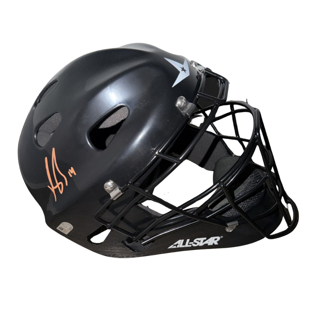 Patrick Bailey Autographed Black Replica Catcher's Mask