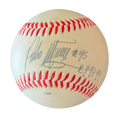 Pedro Martinez ROMiLB Logo Autographed Baseball - Player's Closet Project