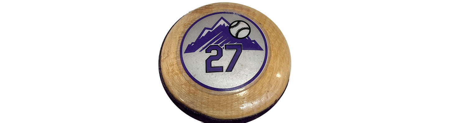 Bradley Zimmer Louisville Slugger Game Used Bat - Player's Closet Project