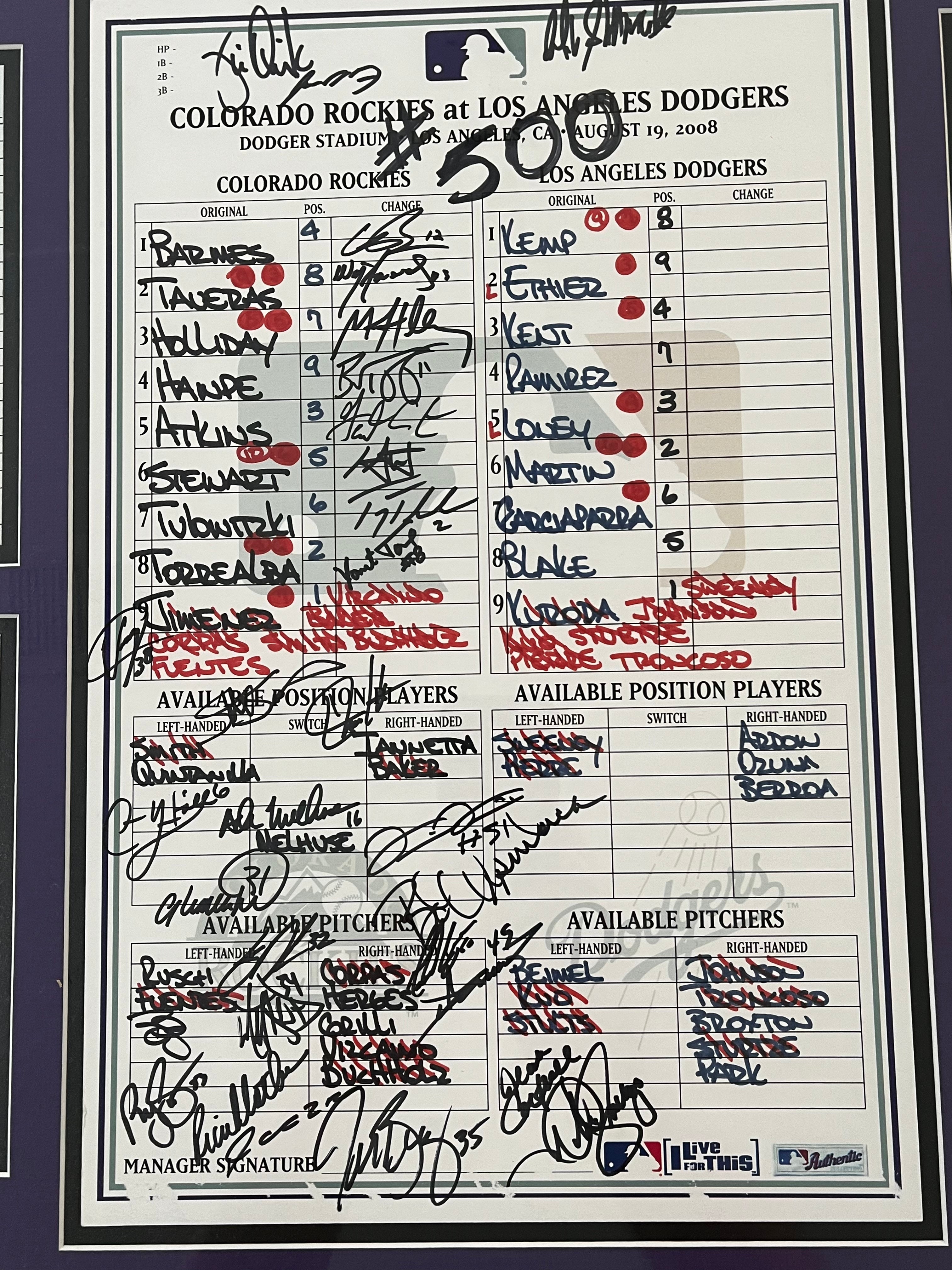 Authentic Autographed Memorabilia 