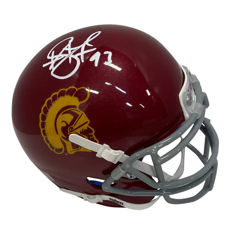 Troy Polamalu Autographed USC Mini Football Helmet