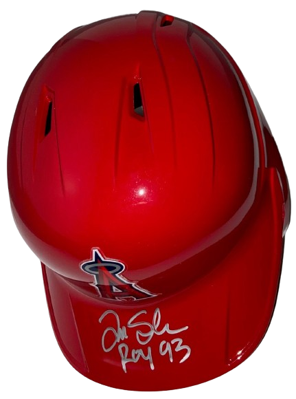 Tim Salmon Autographed "93 AL ROY" Angels Batting Helmet