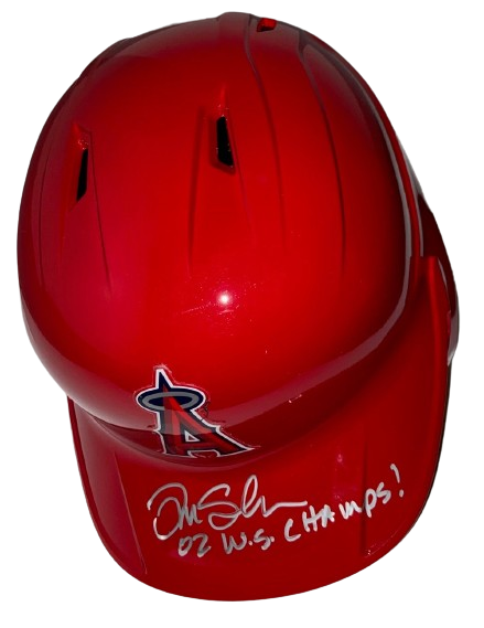 Tim Salmon Autographed "02 WS Champs" Angels Batting Helmet