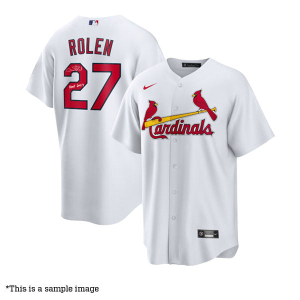 Scott Rolen Autographed "HOF 2023" Cardinals White Replica Jersey