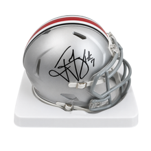 Ted Ginn Autographed Silver Ohio State Mini Helmet