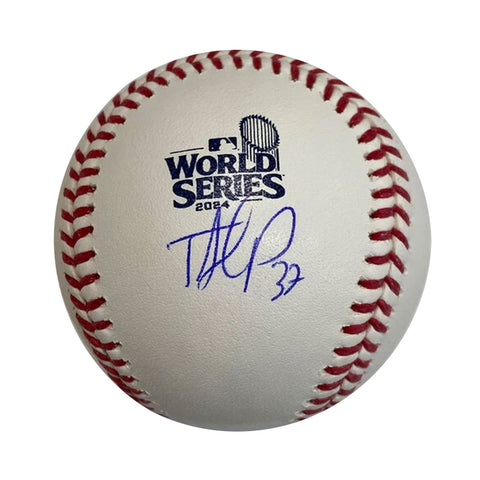 Teoscar Hernandez Autographed 2024 WS Logo Baseball